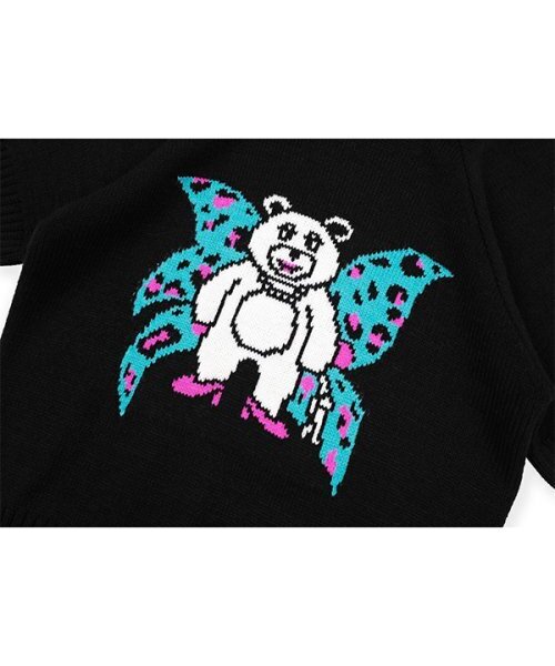 youthbath(ユースバース)の「WING BEAR KNIT WARMER SET_BLACK(ニット/セーター・レディース・その他・SMALL/MEDIUM)」の5枚目の写真