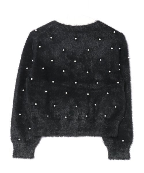 STRAWBERRY-FIELDS（ストロベリーフィールズ）の「メルティーシャギー_パールシャギーニット（ニット/セーター・レディース・オフホワイト/ブラック・2）」の12枚目の写真