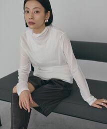 シアーテレコタートルネックプルオーバー