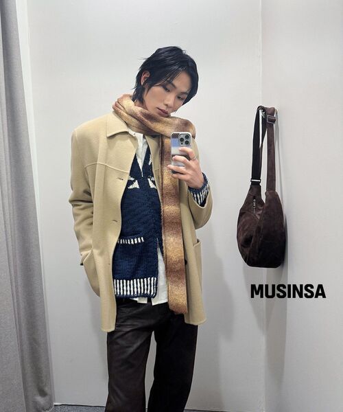 NONBLANK(ノンブランク)の「ルーズフィットストライプシャツ_BUTTER(シャツ/ブラウス・メンズ・ライトイエロー・MEDIUM/LARGE/X-LARGE)」の15枚目の写真
