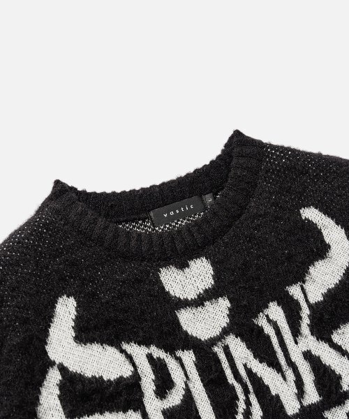 VASTIC(バスティック)の「グラフィックブラシニット_ブラック(ニット/セーター・メンズ・その他・LARGE/MEDIUM/X-LARGE)」の4枚目の写真