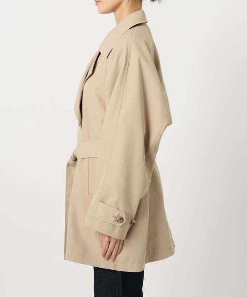 SLOBE IENA（スローブイエナ）の「《セットアップ対応可》撥水ミドルトレンチコート（トレンチコート・レディース・ベージュ/ネイビー・36/38）」の20枚目の写真