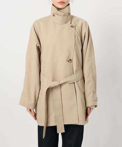 SLOBE IENA（スローブイエナ）の「《セットアップ対応可》撥水ミドルトレンチコート（トレンチコート・レディース・ベージュ/ネイビー・36/38）」の14枚目の写真