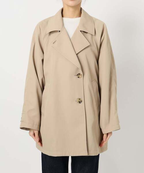 SLOBE IENA（スローブイエナ）の「《セットアップ対応可》撥水ミドルトレンチコート（トレンチコート・レディース・ベージュ/ネイビー・36/38）」の16枚目の写真