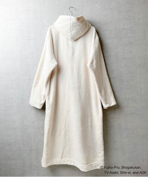 TETERA（テテラ）の「★TETERA×ドラえもん★Re ROOMROBE / 外気浴専用 ファーローブ（ガウン/バスローブ・レディース・ネイビー/ベージュ/グレー/サックスブルー・FREE）」の15枚目の写真