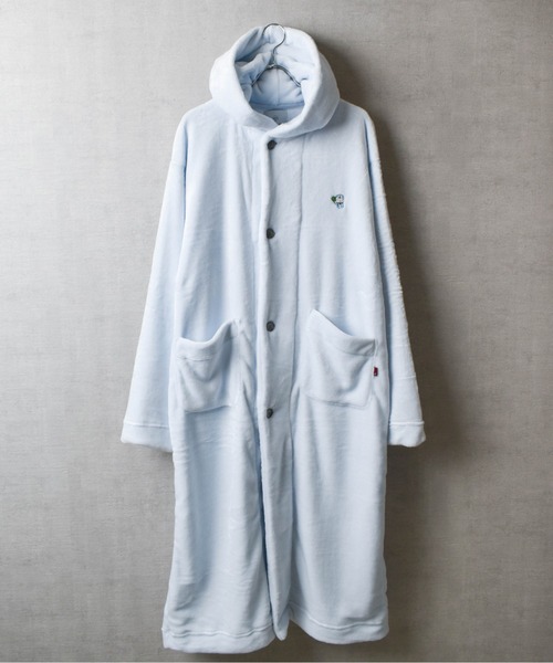 TETERA（テテラ）の「★TETERA×ドラえもん★Re ROOMROBE / 外気浴専用 ファーローブ（ガウン/バスローブ・レディース・ネイビー/ベージュ/グレー/サックスブルー・FREE）」の16枚目の写真