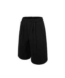 CHILLSA（チルサ）の「4-season Belted Bermuda Pants_Black（その他パンツ）」