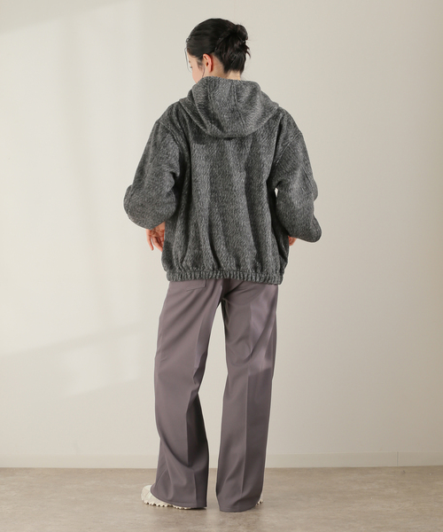 JOINT WORKS(ジョイントワークス)の「シャギー ジップフーディー / Shaggy Zip Hoodie(ブルゾン・メンズ・チャコールグレー/レッド・LARGE/MEDIUM)」の12枚目の写真