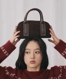 MERLOT | 2WAYフェイクスエードミニバッグ(ハンドバッグ)
