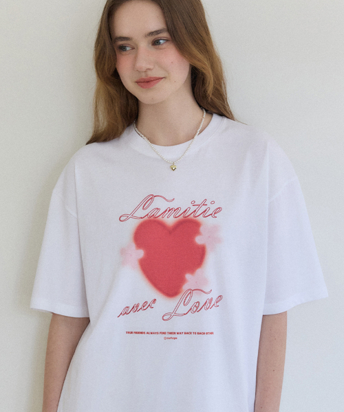 OURHOPE(アワーホープ)の「ラブブルームTシャツ - ホワイト(Tシャツ/カットソー・レディース・ホワイト・FREE)」の2枚目の写真