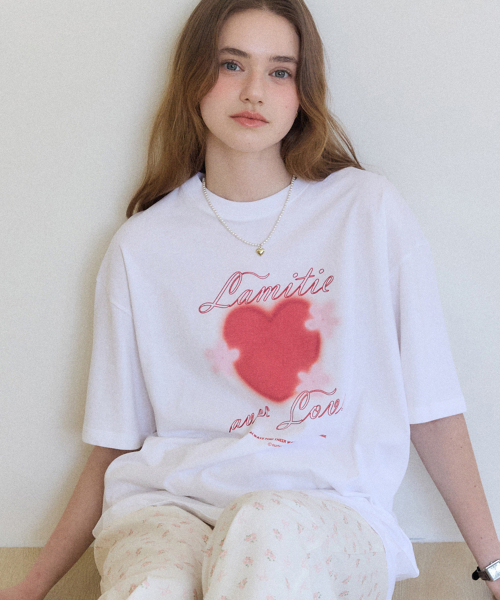 OURHOPE(アワーホープ)の「ラブブルームTシャツ - ホワイト(Tシャツ/カットソー・レディース・ホワイト・FREE)」の3枚目の写真