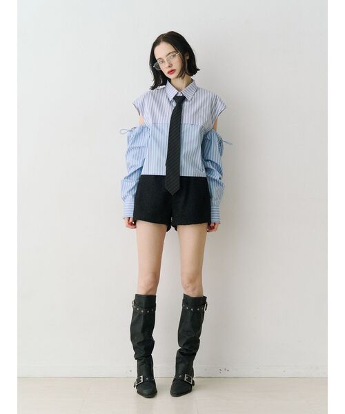 jouetie（ジュエティ）の「スライダーネクタイ ワンタッチネクタイ（ネクタイ・レディース・グレー/ブラック・FREE）」の11枚目の写真