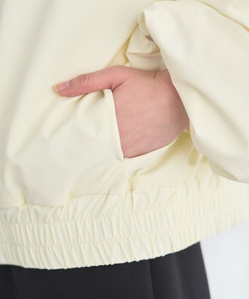 earth music&ecology(アースミュージックアンドエコロジー)の「パイピングブルゾン(ブルゾン・レディース・ブラック/ドット/ライトイエロー・FREE)」の16枚目の写真