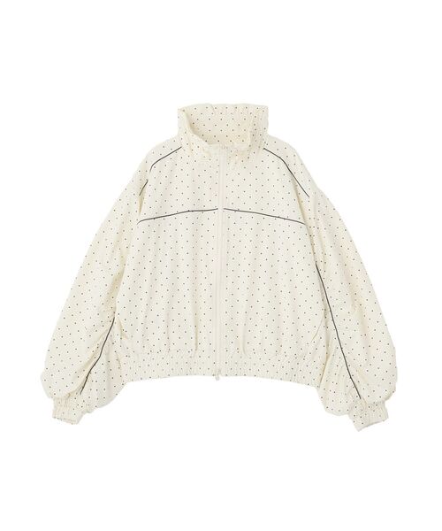 earth music&ecology(アースミュージックアンドエコロジー)の「パイピングブルゾン(ブルゾン・レディース・ブラック/ドット/ライトイエロー・FREE)」の15枚目の写真