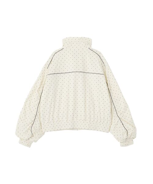 earth music&ecology(アースミュージックアンドエコロジー)の「パイピングブルゾン(ブルゾン・レディース・ブラック/ドット/ライトイエロー・FREE)」の14枚目の写真