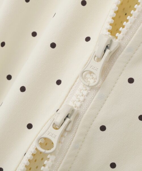 earth music&ecology(アースミュージックアンドエコロジー)の「パイピングブルゾン(ブルゾン・レディース・ブラック/ドット/ライトイエロー・FREE)」の9枚目の写真