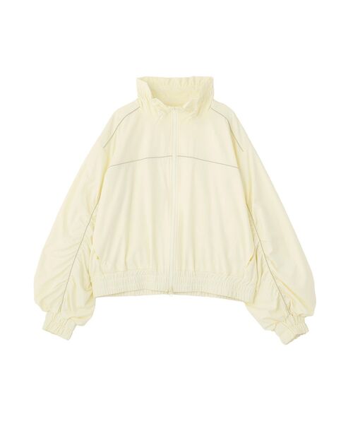 earth music&ecology(アースミュージックアンドエコロジー)の「パイピングブルゾン(ブルゾン・レディース・ブラック/ドット/ライトイエロー・FREE)」の5枚目の写真