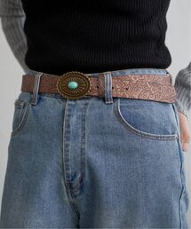 VENCEEXCHANGE | ターコイズ風ウエスタンベルト(ベルト)