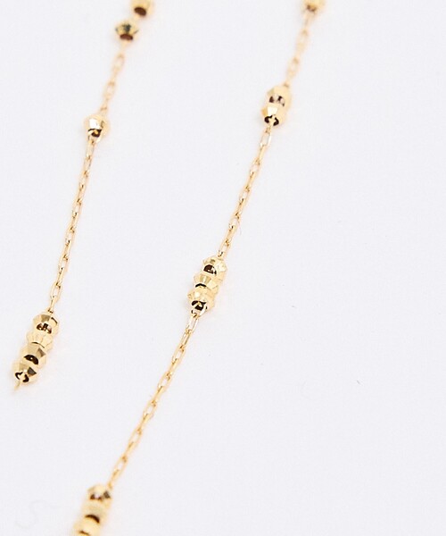 MARIHA/マリハ】時の砂 チェーンピアス S / K18YG（ピアス（両耳用