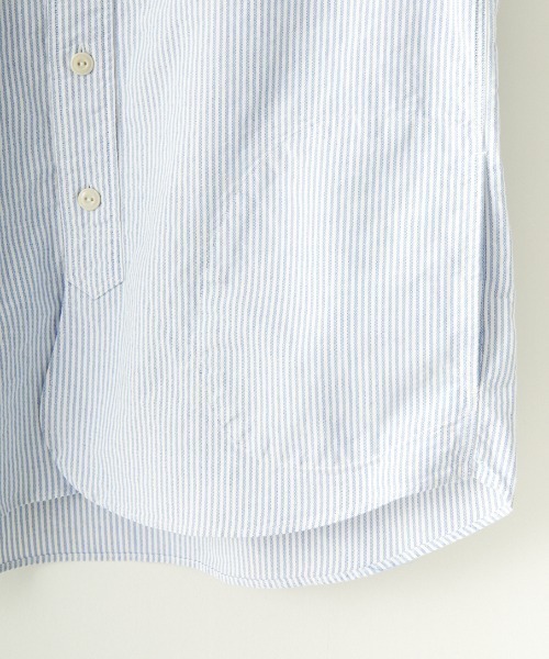 DANTON（ダントン）の「[DANTON/ダントン] バンドカラー オックスフォードシャツ(ストライプ)（シャツ/ブラウス・レディース・ブルー・40/38/42）」の16枚目の写真