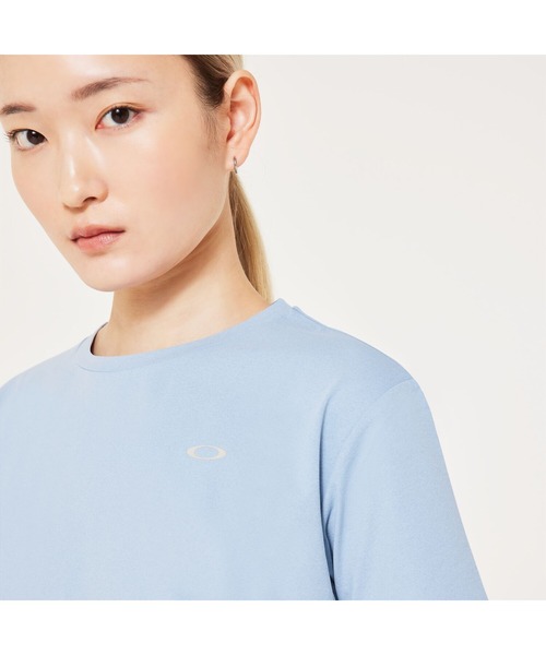 OAKLEY(オークリー)の「オークリーRADIANT UV SHADE OP TEE 9.0Tシャツ/レディース/吸汗速乾/UPF50+/4WAYストレッチ/軽量/OAKLEY(Tシャツ/カットソー・レディース・ライトブルー/ブラック/ライトグリーン/ホワイト・XS/S/M/L)」の1枚目の写真
