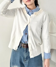 SOLLON.（ソルロン）の「フリルドッキングカーディガン（カーディガン/ボレロ）」