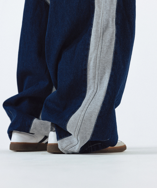 ANGLAN（アングラン）の「Denim Double Sweat Balloon Pants - Melange Grey（その他パンツ・メンズ・その他・FREE）」の9枚目の写真