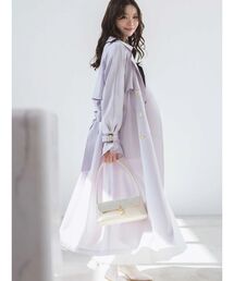 ラベンダー」に該当するレディースのトレンチコート（パープル/紫色系