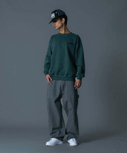 AFTERMATH(アフターマス)の「XLARGE×AFTERMATH CREWNECK SWEATSHIRT(スウェット・メンズ・グリーン/ブラック・S/XL/L/M)」の9枚目の写真