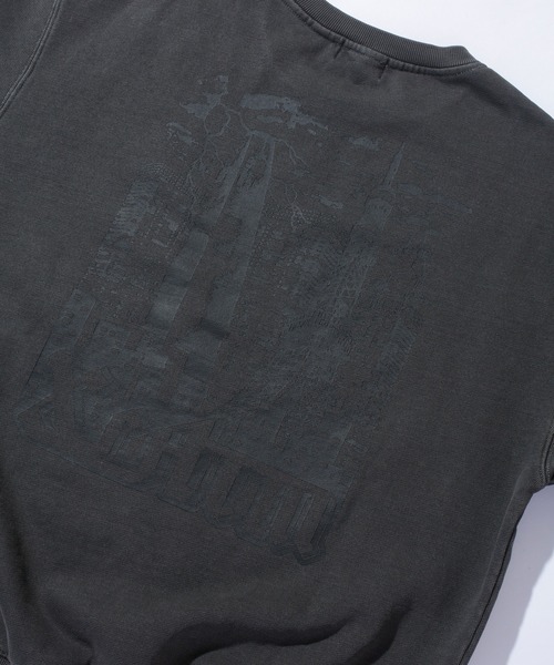 AFTERMATH(アフターマス)の「XLARGE×AFTERMATH CREWNECK SWEATSHIRT(スウェット・メンズ・グリーン/ブラック・S/XL/L/M)」の15枚目の写真