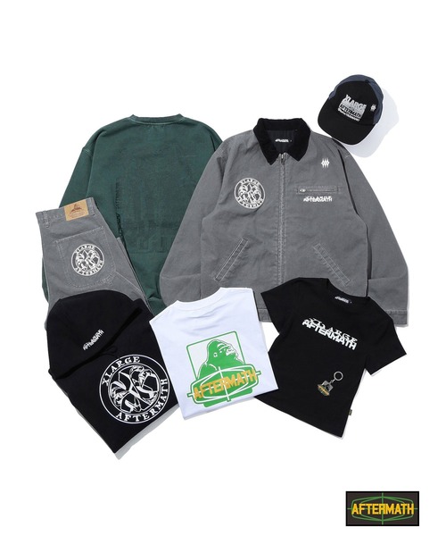 AFTERMATH(アフターマス)の「XLARGE×AFTERMATH CREWNECK SWEATSHIRT(スウェット・メンズ・グリーン/ブラック・S/XL/L/M)」の18枚目の写真