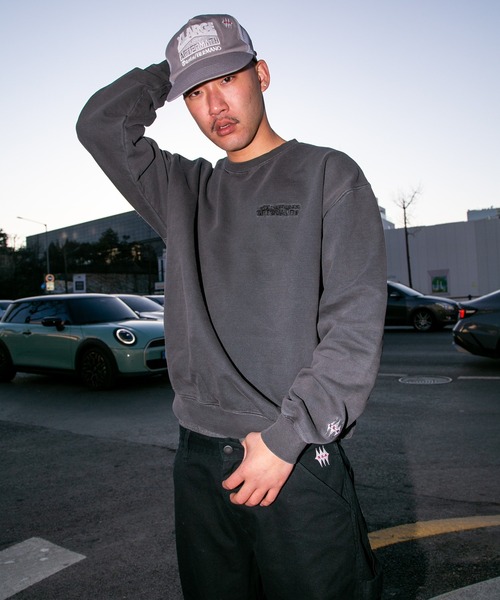 AFTERMATH(アフターマス)の「XLARGE×AFTERMATH CREWNECK SWEATSHIRT(スウェット・メンズ・グリーン/ブラック・S/XL/L/M)」の22枚目の写真