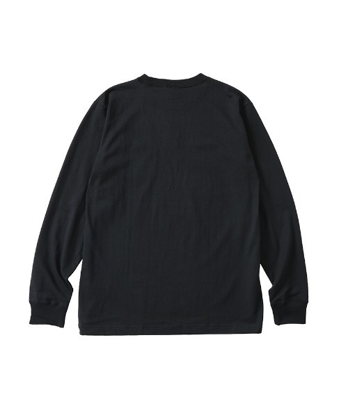 Champion(チャンピオン)の「Champion (チャンピオン) USAコットン 無地 ポケット付き クルーネック 長袖 Tシャツ(Tシャツ/カットソー・メンズ・ネイビー/ホワイト/ブラック・L/M/LL)」の9枚目の写真