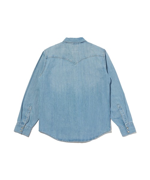 Levi's(リーバイス)の「Levi's/リーバイス ウエスタンシャツ(シャツ/ブラウス・メンズ・ライトインディゴブルー・XL/L/M/S)」の3枚目の写真