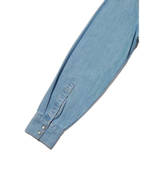 Levi's(リーバイス)の「Levi's/リーバイス ウエスタンシャツ(シャツ/ブラウス・メンズ・ライトインディゴブルー・XL/L/M/S)」の5枚目の写真