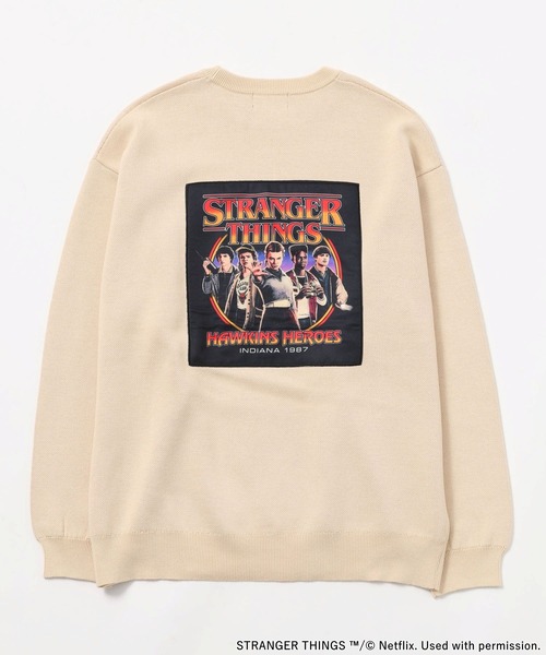 STRANGER THINGS】コラボジャカードニットプルオーバー niko and