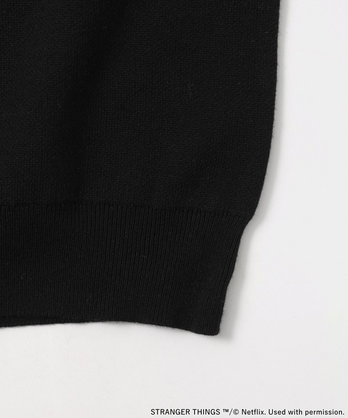 STRANGER THINGS】コラボジャカードニットプルオーバー（ニット