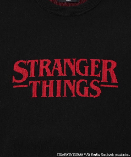 STRANGER THINGS】コラボジャカードニットプルオーバー（ニット