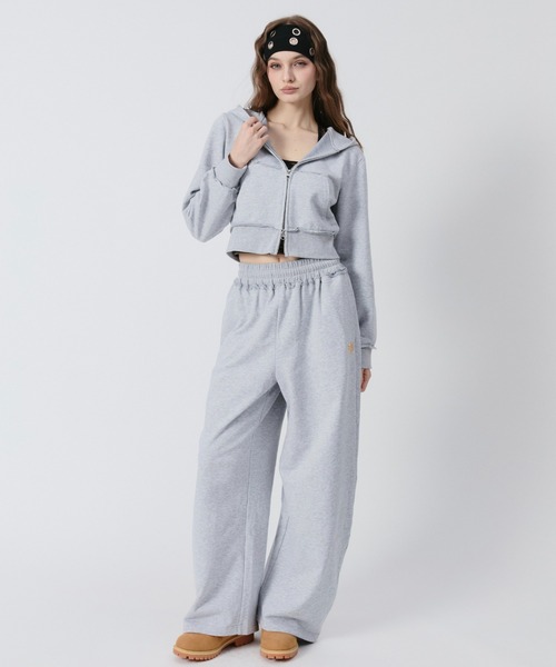 BENUA(ベヌア)の「BN curved sweatpants/BN カーブスウェットパンツ(スウェットパンツ・レディース・カーキ/グレー・LARGE/MEDIUM)」の19枚目の写真