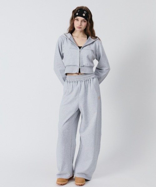 BENUA(ベヌア)の「BN curved sweatpants/BN カーブスウェットパンツ(スウェットパンツ・レディース・カーキ/グレー・LARGE/MEDIUM)」の20枚目の写真