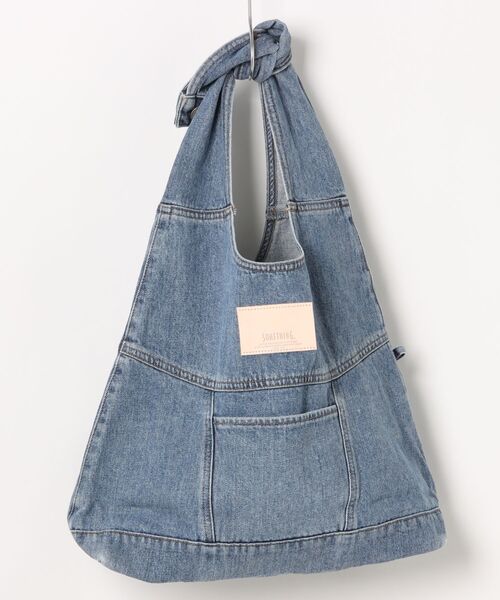 SOMETHING（サムシング）の「【GISELe 4月号掲載】atelier SOMETHING JACKET DETAIL BAG (BIG)/バッグ（トートバッグ・レディース・ブルー・FREE）」の10枚目の写真