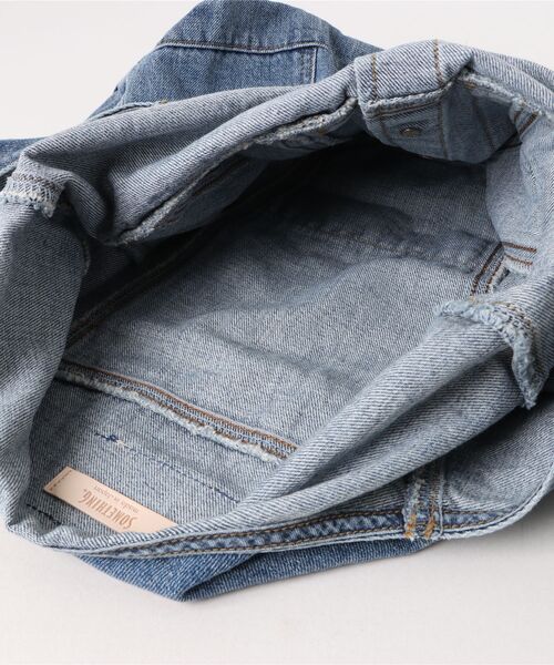 SOMETHING（サムシング）の「【GISELe 4月号掲載】atelier SOMETHING JACKET DETAIL BAG (BIG)/バッグ（トートバッグ・レディース・ブルー・FREE）」の12枚目の写真