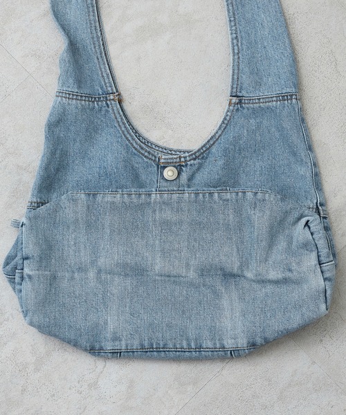 SOMETHING（サムシング）の「【GISELe 4月号掲載】atelier SOMETHING JACKET DETAIL BAG (BIG)/バッグ（トートバッグ・レディース・ブルー・FREE）」の8枚目の写真