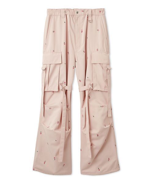 FURFUR(ファーファー)の「【WEB・一部店舗限定カラー】フラワー刺繍カーゴパンツ(その他パンツ・レディース・アイボリー/ブラック/ピンク・F)」の19枚目の写真