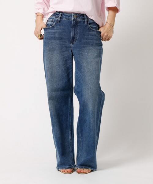 Healthy denim（ヘルシーデニム）の「【Healthy denim / ヘルシーデニム】Pink Pepper Midrise / ピンクペッパー ミッドライズ / ストレートデニム（デニムパンツ・レディース・インディゴブルー/ダークネイビー・25/24/23）」の5枚目の写真