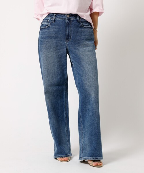 Healthy denim（ヘルシーデニム）の「【Healthy denim / ヘルシーデニム】Pink Pepper Midrise / ピンクペッパー ミッドライズ / ストレートデニム（デニムパンツ・レディース・インディゴブルー/ダークネイビー・25/24/23）」の6枚目の写真