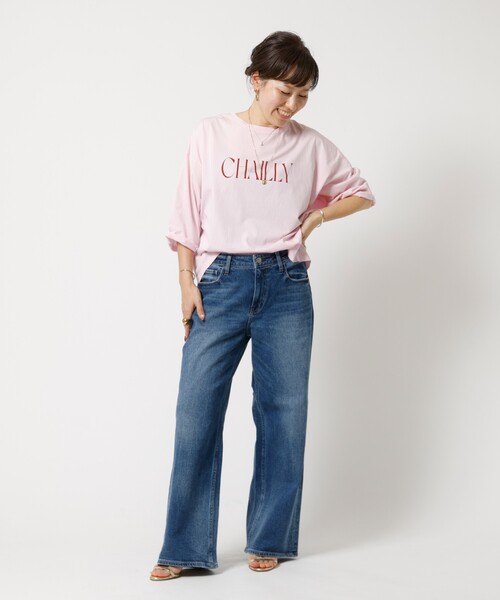 Healthy denim（ヘルシーデニム）の「【Healthy denim / ヘルシーデニム】Pink Pepper Midrise / ピンクペッパー ミッドライズ / ストレートデニム（デニムパンツ・レディース・インディゴブルー/ダークネイビー・25/24/23）」の7枚目の写真