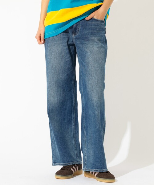 Healthy denim（ヘルシーデニム）の「【Healthy denim / ヘルシーデニム】Pink Pepper Midrise / ピンクペッパー ミッドライズ / ストレートデニム（デニムパンツ・レディース・インディゴブルー/ダークネイビー・25/24/23）」の8枚目の写真