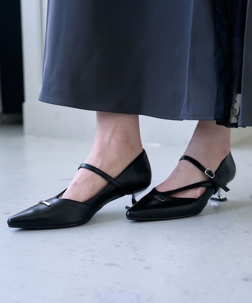 HARE（ハレ）の「メタルヒールパンプス(HARE)（パンプス・レディース・ブラック・MEDIUM/LARGE）」の8枚目の写真