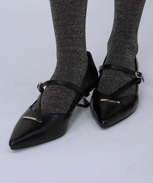 HARE（ハレ）の「メタルヒールパンプス(HARE)（パンプス・レディース・ブラック・MEDIUM/LARGE）」の13枚目の写真